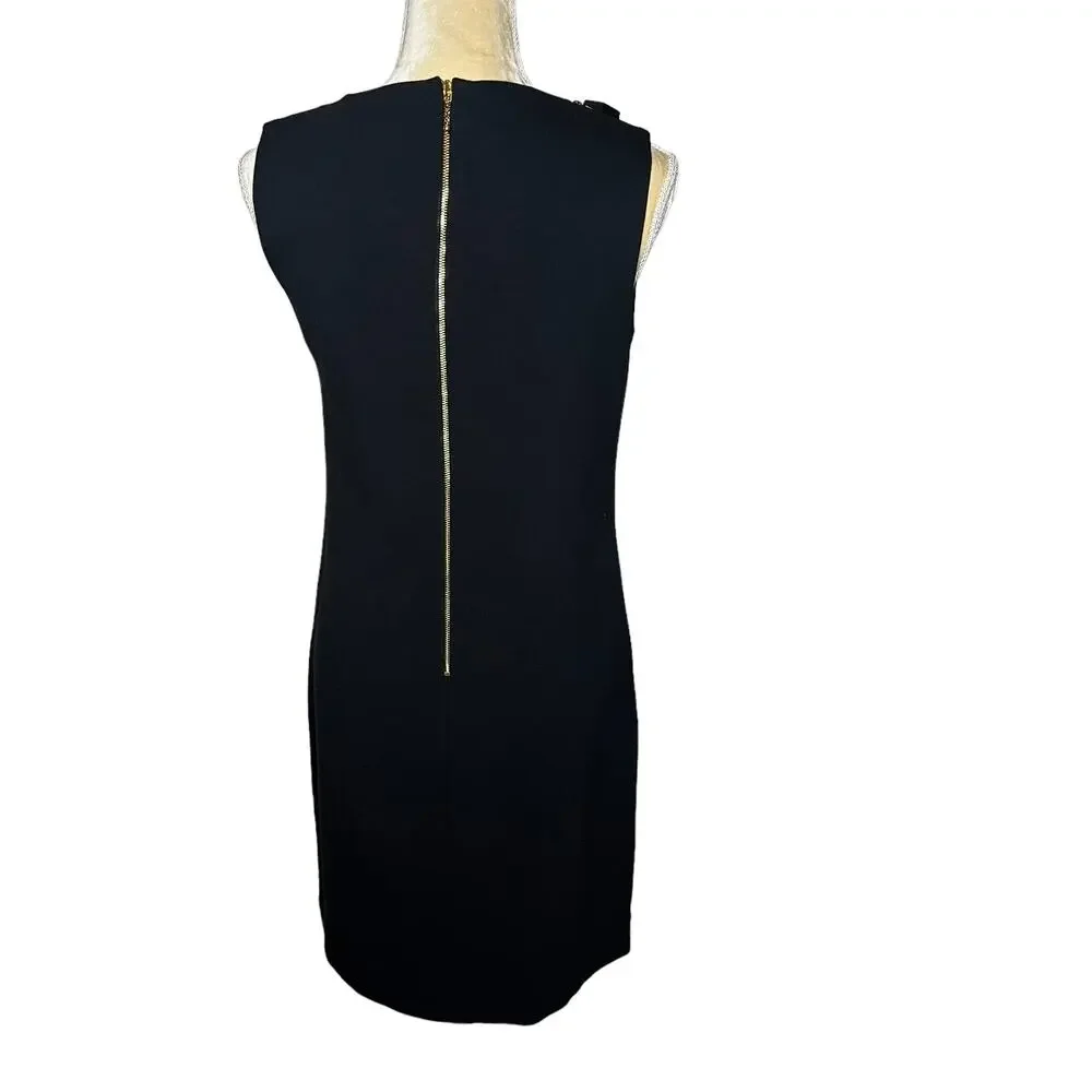 Kate Spade New York Black Diana Dress w/ Beadwork Classic Size 6 EUC